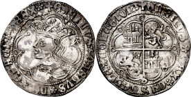 Enrique IV (1454-1474). Sevilla. Real de busto. (Imperatrix E4:9.28, mismo ejemplar) (AB. 685). Ex Áureo & Calicó 19/09/2018, nº 2681. 3,28 g. MBC-....