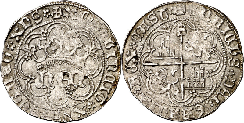 Enrique IV (1454-1474). Sevilla. Real de anagrama. (Imperatrix E4:28.14) (AB. 71...