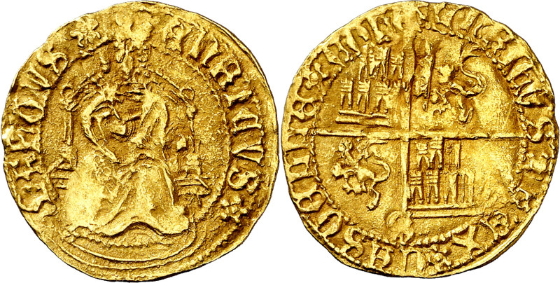 Enrique IV (1454-1474). Sevilla. Medio enrique "de la silla". (Imperatrix E4:4.9...