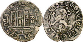 Princesa Isabel (1471-1474). Ávila. Maravedí. (Imperatrix PY:6.7, mismo ejemplar) (AB. 790.4 var). Rara. 2,15 g. BC+/MBC-.