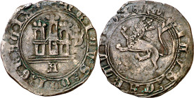 Princesa Isabel (1471-1474). Ávila. Maravedí. (Imperatrix PY:6.8, mismo ejemplar) (AB. 790.4 var). Muy rara. 2,44 g. MBC/MBC-.