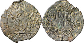 Princesa Isabel (1471-1474). Ávila. Cuartillo. (Imperatrix PY:4.16, mismo ejemplar) (AB. falta). Cospel algo irregular. Rara. 1,75 g. MBC-.
