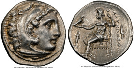 MACEDONIAN KINGDOM. Alexander III the Great (336-323 BC). AR drachm (18mm, 10h). NGC Choice VF, scratches. Posthumous issue of Colophon, ca. 323-319 B...