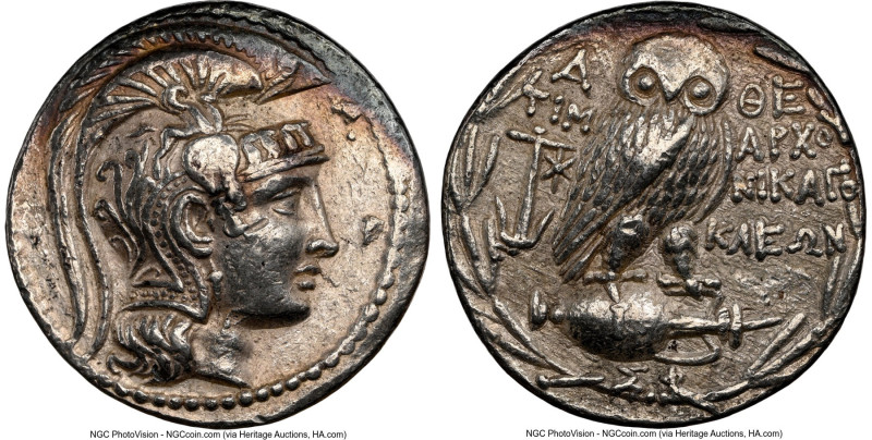 ATTICA. Athens. Ca. 2nd-1st centuries BC. AR tetradrachm (29mm, 16.89 gm, 11h). ...