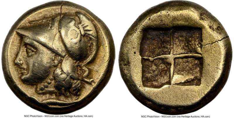 IONIA. Phocaea. Ca. 387-326 BC. EL hecte (10mm, 2.48 gm). NGC Choice VF 5/5 - 3/...