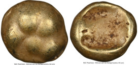 LYDIAN KINGDOM. Alyattes or Croesus (ca. 610-546 BC). EL 1/24 stater or myshemihecte (6mm, 0.58 gm). NGC Choice Fine 4/5 - 4/5. Sardes mint. Lion paw ...