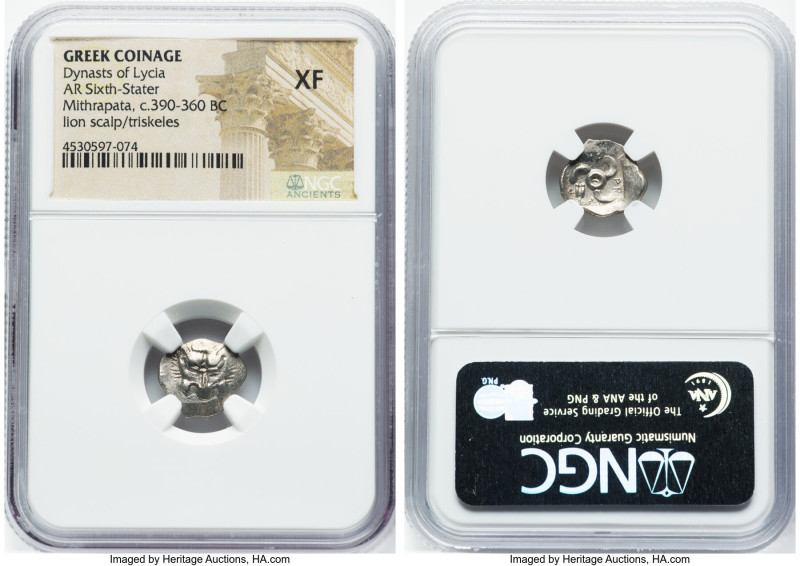 LYCIAN DYNASTS. Mithrapata (ca. 390-360 BC). AR sixth-stater (13mm, 6h). NGC XF....
