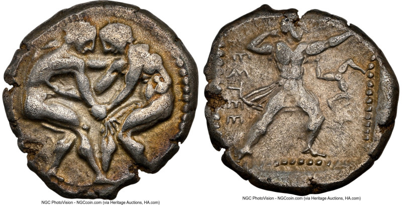 PAMPHYLIA. Aspendus. Ca. 380-325 BC. AR stater (24mm, 10.82 gm, 7h). NGC Choice ...