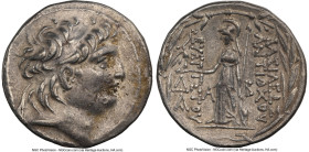 SELEUCID KINGDOM. Antiochus VII Euergetes (Sidetes) (138-129 BC). AR tetradrachm (28mm, 12h). NGC Choice VF. Posthumous issue of Cappadocian Kingdom, ...