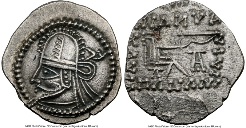 PARTHIAN KINGDOM. Artabanus VI (ca. AD 212-224/7). AR drachm (20mm, 2.85 gm, 12h...