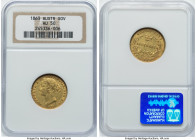 Victoria gold Sovereign 1863-SYDNEY AU50 NGC, Sydney mint, KM4, Fr-10. HID09801242017 © 2022 Heritage Auctions | All Rights Reserved