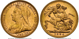 Victoria gold Sovereign 1894-M MS61 NGC, Melbourne mint, KM13. HID09801242017 © 2022 Heritage Auctions | All Rights Reserved