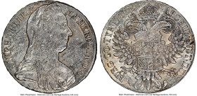 Maria Theresa Trio of Certified silver Restrike Talers 1780-Dated NGC, 1) Taler - AU Details (Damaged), Milan mint 2) Taler - AU Details (Harshly Clea...