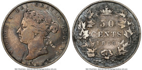 Victoria 50 Cents 1888 VF Details (Environmental Damage) NGC, London mint, KM6. HID09801242017 © 2022 Heritage Auctions | All Rights Reserved