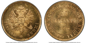 Russian Duchy. Nicholas II gold 20 Markkaa 1913-S MS65 PCGS, Helsinki mint, KM9.2. HID09801242017 © 2022 Heritage Auctions | All Rights Reserved