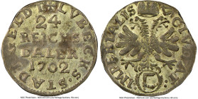 Lübeck. Free City 1/24 Taler 1702 MS62 NGC, Lubeck mint, KM-A79. HID09801242017 © 2022 Heritage Auctions | All Rights Reserved