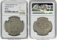 Lübeck. Free City 32 Schilling 1758-JJJ AU53 NGC, KM177, Dav-629. HID09801242017 © 2022 Heritage Auctions | All Rights Reserved