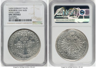 Nürnberg. Free City Taler 1624 UNC Details (Cleaned) NGC, KM52, Dav-5636. Hans Lauer. HID09801242017 © 2022 Heritage Auctions | All Rights Reserved