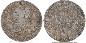 Saxe-Gotha. Johann Casimir & Johann Ernst Taler 1589 AU Details (Corrosion) NGC, Saalfeld mint, Dav-9758. HID09801242017 © 2022 Heritage Auctions | Al...