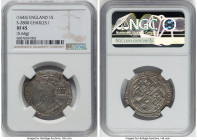 Charles I Shilling ND (1645) XF45 NGC, Tower mint (under Parliament), S-2800. 5.64gm. HID09801242017 © 2022 Heritage Auctions | All Rights Reserved