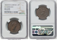 George III 1/2 Penny 1806-SOHO MS62 Brown NGC, Soho mint, KM662, S-3781, No berries reverse variety. HID09801242017 © 2022 Heritage Auctions | All Rig...