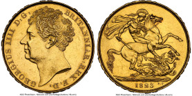 George IV gold 2 Pounds 1823 UNC Details (Cleaned) NGC, London mint, KM690, S-3798, Fr-375. An impressive gold issue and still fairly scarce despite t...