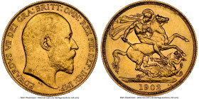 Edward VII gold 2 Pounds 1902 UNC Details (Cleaned) NGC, KM806, S-3967. HID09801242017 © 2022 Heritage Auctions | All Rights Reserved