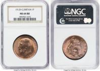 George V Penny 1912-H MS64 Red and Brown NGC, Heaton mint, KM810, S-4052. HID09801242017 © 2022 Heritage Auctions | All Rights Reserved