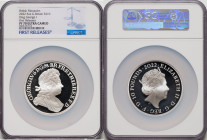 Elizabeth II silver Proof "King George I" 10 Pounds (5 oz) 2022 PR70 Ultra Cameo NGC, KM-Unl, S-Unl. Limited Edition Presentation Mintage: 275. Britis...