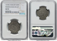 Transylvania. Michael I Apafi 6 Denar (Sechser) 1673-NE AU55 NGC, Aiud (Strassburg am Mieresch) mint, KM437. MI APAFI D G PR TR His armored bust right...