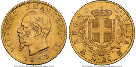 Vittorio Emanuele II gold 20 Lire 1873 M-BN MS63 NGC, Milan mint, KM10.3. From the Robert S. Sloan Collection HID09801242017 © 2022 Heritage Auctions ...