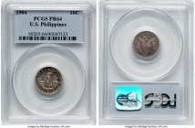 USA Administration Proof 10 Centavos 1904 PR64 PCGS, Philadelphia mint, KM165. HID09801242017 © 2022 Heritage Auctions | All Rights Reserved
