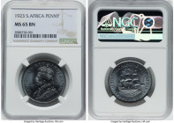 George V Penny 1923 MS65 Brown NGC, Pretoria mint, KM14.1. HID09801242017 © 2022 Heritage Auctions | All Rights Reserved