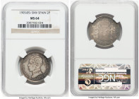 Alfonso XIII 2 Pesetas 1905(05) SM-V MS64 NGC, Madrid mint, KM725. HID09801242017 © 2022 Heritage Auctions | All Rights Reserved