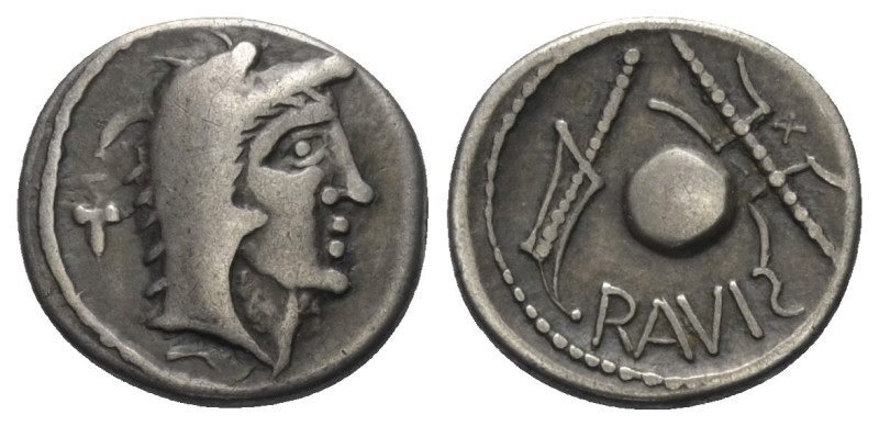 Imitationen römischer Münzen.


Imitation eines republikanischen Denars (Silb...