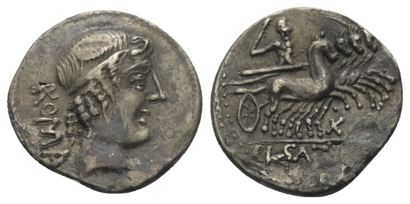 Imitationen römischer Münzen.


Imitation eines republikanisches Denars (Silb...