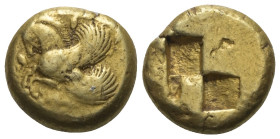 Mysien. Lampsakos.

 Stater (Elektron). Ca. 500 - 450 v. Chr.
Vs: Vorderteil des Pegasos links.
Rs: Viergeteiltes Quadratum incusum.

21 mm. 15,...