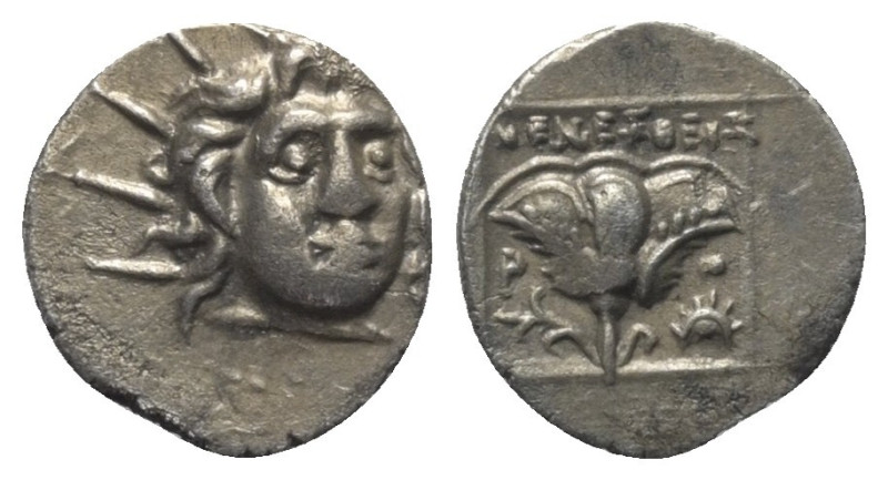 Inseln vor Karien. Rhodos.

 Hemidrachme (Silber). Ca. 125 - 88 v. Chr.
Vs: K...