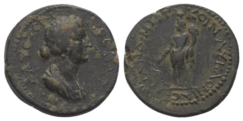 Lykaonien. Laranda. Faustina II. (gest. 176 n. Chr.).

 Bronze.
Vs: Drapierte...