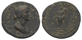 Lykaonien. Laranda. Faustina II. (gest. 176 n. Chr.).

 Bronze.
Vs: Drapierte Büste der Faustina rechts.
Rs: Tyche mit Füllhorn und Ruder nach lin...