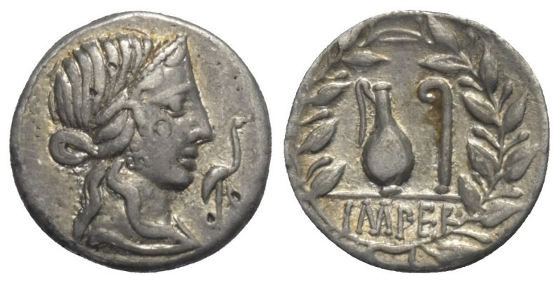 Q. Caecilius Metellus Pius.

 Denar (Silber). 81 v. Chr. Münzstätte in Nordita...