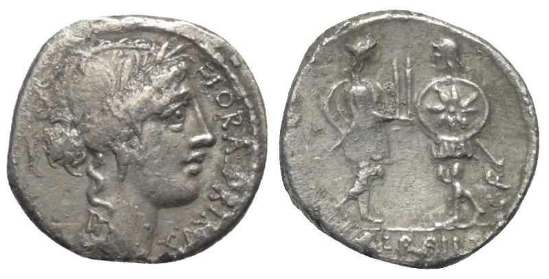 C. Servilius.

 Denar (Silber). 53 v. Chr. Rom.
Vs: FLORAL PRIMVS. Kopf der F...