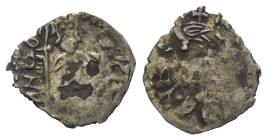 Walachei - Fürstentum. Dan II. (1420 - 1424; 1426 - 1431).

 Dukat (Silber).
Typ Ia.

Vs: IW [D] - AN BO (Slawisch). Herrscher mit Lanze und Kreu...