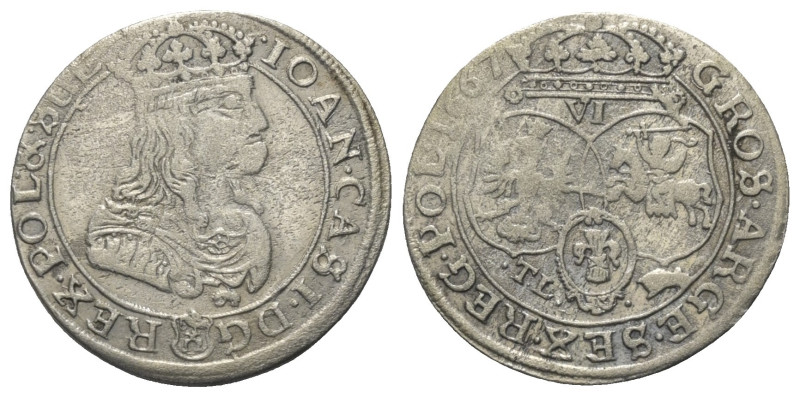 Polen. Königreich. Johann II. Kasimir (1649-1668).

 Sechsgröscher (Szostak, S...