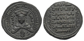 Ayyubiden - Hauptlinie in Kairo. al-Adil Abu Bakr I. Sayf ad-Din (als Gouverneur in Sinjar und Mayafariqin 591 - 595 H. / 1196 - 1200.

 Dirham (Kup...