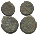 Osmanen. Süleyman I. (926 - 974 H. / 1520 - 1566).

 Mangir (Kupfer). 926 H. Hasankeyf.
Lot (2 Stück).

15-19mm; 2,82-5,73 g.
Kabaklarli 10-HSK-...