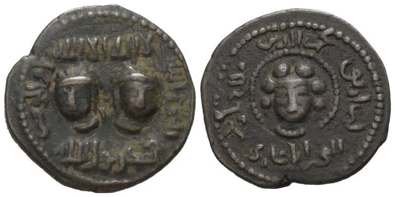 Artuqiden von Mardin. Najm ad-Din Alpi (547 - 572 H. / 1152 - 1176).

 Dirham ...
