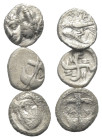 Griechische Münzen - Lots.


Istros (Moesia Inferior) / Apollonia Pontika (Thrakien).

Lot (3 Stück, Silber): Obol, Hemiobol; ca. 4. - 2. Jhdt. v...