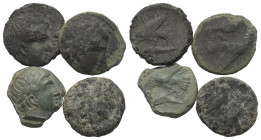 Griechische Münzen - Lots.


Istros (Moesia Inferior).

Lot (4 Stück): Bronze; ca. 4. - 3. Jhdt. v. Chr.

Sehr schön.

Verkauft wie besehen, ...