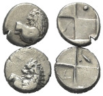 Griechische Münzen - Lots.


Thrakischer Chersones (Thrakien).

Lot (2 Stück, Silber): Hemidrachme; ca. 4. Jhdt. v. Chr.

Sehr schön.

Verkau...